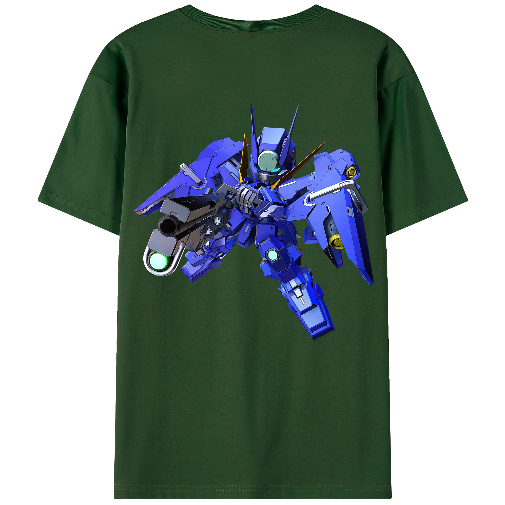 （画像用） 機動戦士ガンダム Mobile Suit Gundam 綿100％半袖Tシャツ（背面プリント）